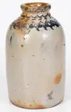 JOHN BELL / WAYNESBORO Stoneware Canning Jar with Sponged Decoration by John Bell, circa 1850-1880, Stoneware, sold Apr 2021