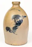 H B. Pfaltzgraff, 1 Gal. H. B. PFALTZGRAFF / YORK, PA Stoneware Jug with Floral Decoration, circa 1870-1889, Stoneware