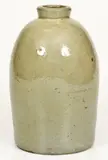Celadon-Glazed JOHN BELL / WAYNESBORO, PA Stoneware Canning Jug by John Bell, circa 1850-1880, Stoneware, sold Apr 2021