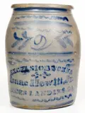 Excelsior Works, EXCELSIOR WORKS / Isaac Hewitt, Jr. / RICES LANDING, PA Stoneware Jar, circa 1875, Stoneware