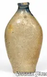 C. Crolius, Very Rare C. CROLIUS / MANUFACTURER / NEW-YORK Stoneware Flask