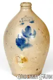 Humiston & Stockwell, Rare HUMISTON & STOCKWELL / SOUTH AMBOY Stoneware Jug, second quarter 19th century, Stoneware