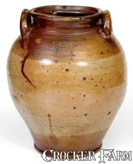 Frederick Carpenter, Fine BOSTON / 1804 Stoneware Jar (Frederick Carpenter), 1804, Stoneware