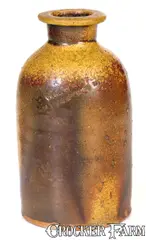 Wm. Hare, Rare WM. HARE / WILMINGTON DEL "Frogskin-Glazed" Stoneware Canning Jar, circa 1870, Stoneware