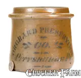 Orchard Preserving, Rare ORCHARD PRESERVING / CO. / PITTSBURGH, PA Stoneware Canning Jar, circa 1880, Stoneware