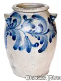 H. C. Smith, Fine H. C. SMITH / ALEXA. / D.C. Ovoid Stoneware Jar, circa 1835, Stoneware