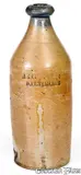 Henry Levies, Rare Cobalt-Decorated Stoneware Bottle, Stamped HENRY LEVIES / BALTIMORE, Stoneware