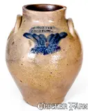 Robert Ker Porter, Rare M * PORTER / ROCHESTER Two-Gallon Cobalt-Decorated Stoneware Jar, circa 1820-1830, Stoneware