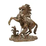 Guillaume Coustou the Elder, "Cal nărăvaș" - statuetă decorativă din bronz, începutul sec. XX