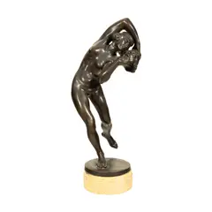 Josef Josephu, ”Salome” - statuetă din bronz, reprezentând o scenă biblică, cca. 1920, bronz patinat