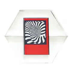 Hexagon by Victor Vasarely, 4 books, plexiglass, offered Feb 2026