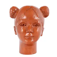 Rebeca Ulici, Xerox of a Xerox, 2024, ceramică arsă glazurată; modelaj liber