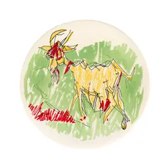 Marcel Janco, Capră, ceramică glazurată