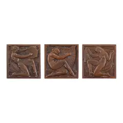 Marcel Renard, Muzica și Dansul, cca. 1927, bronz