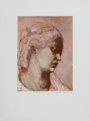 Kuutti Lavonen, Avant de Partir”, 1995. Signed Kuutti Lavonen, 48/60. Etching, 1995, etching