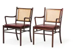 Ole Wanscher, A pair of mahogany armchairs