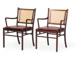 Ole Wanscher, A pair of mahogany armchairs