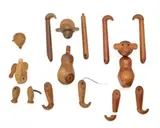 Kay Bojesen, Parts for two monkeys and a bear in resp