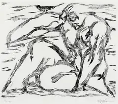 Svend Wiig-Hansen, Figures, etching