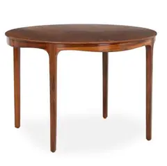 Ole Wanscher, Circular coffee table of Brazilian rosewood