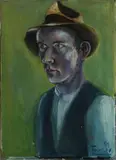 Folmer Bendtsen, Portrait, Oil on canvas