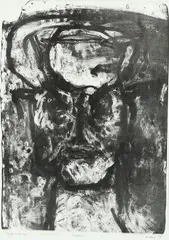 Svend Wiig-Hansen, Portrait, sent lithograph exists in only one copy and not in 15 copies as indicated on the lithograph