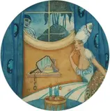 Gerda Wegener, Untitled (Nuits mystérieuses), Gouache on paper