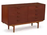 Børge Mogensen, Chest of drawers of teak, frame of oak