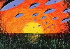 Anders Brinch, Tidernes morgen, screenprint