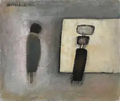 Witold-K, Untitled, Oil on board