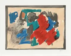 Robert Jacobsen, Three compositions, lithograph
