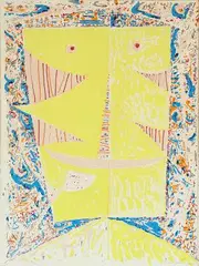 Egill Jacobsen, Mask Composition, lithograph