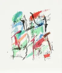 Robert Jacobsen, Four compositions, lithograph