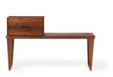 Kai Kristiansen, A rosewood hallway set comprising table/bench and drawer section