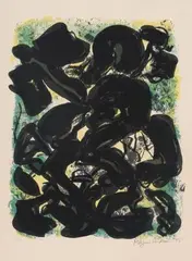 Mogens Andersen, Untitled, 1975. Signed and dated Mogens Andersen 75, 29/90. Lithograph in colours, 1975, lithograph