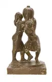 Gottfred Eickhoff, Water bearer, Patinated bronze