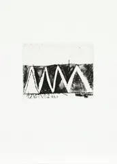Tal R, Zigzag”, 2002. Portfolio with five compositions, 2002, etching