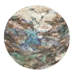 Erik Nyholm, A circular chamotte wall relief/dish