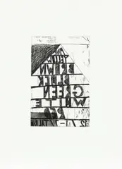 Tal R, Gate to Pink”, 2005. Portfolio with 12 compositions, 2005, etching