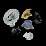 A Group Of Six Lalique Animal Models by Lalique, glass, sold May 2024