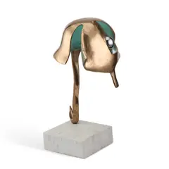 Michael Benn, , 'The Helmet', bronze on a marble base