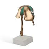 Michael Benn, , 'The Helmet', bronze on a marble base
