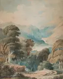Francis Towne, Lakeland Landscape, 1804, Watercolour