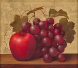 Trisha Hardwick, Red And Gold, 2004, Oil on canvas board, with gold leaf