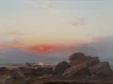 George Blackie Sticks, A Pair Of Oils, Bamburgh And The Farne Islands