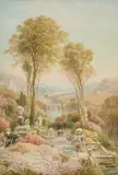 Ebenezer Wake Cook, An Earthly Paradise, Watercolour