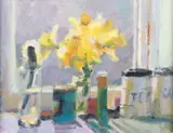 Gordon Radford, Spring Window, Oil on board