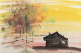 John William Melville, The Shack, Watercolour