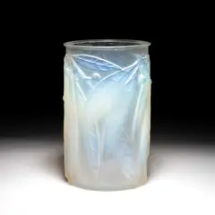 René Lalique, René Lalique (French, 1860-1945), A 'Laurier' Vase, Designed 1922, glass, etched R