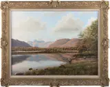 P. Mckay, Lakeland Landscape, Oil on canvas